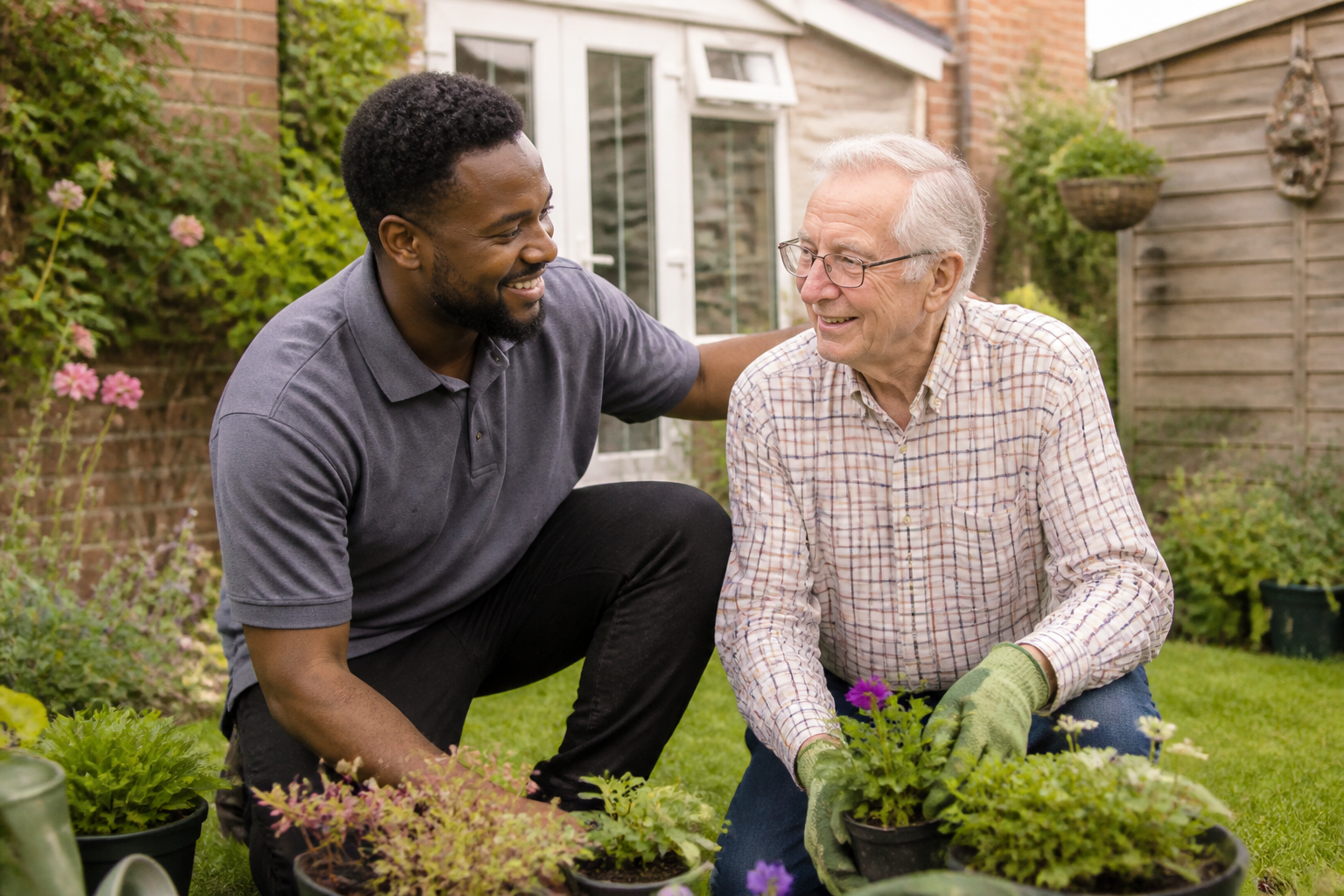Live-in care support so people can stay together at home