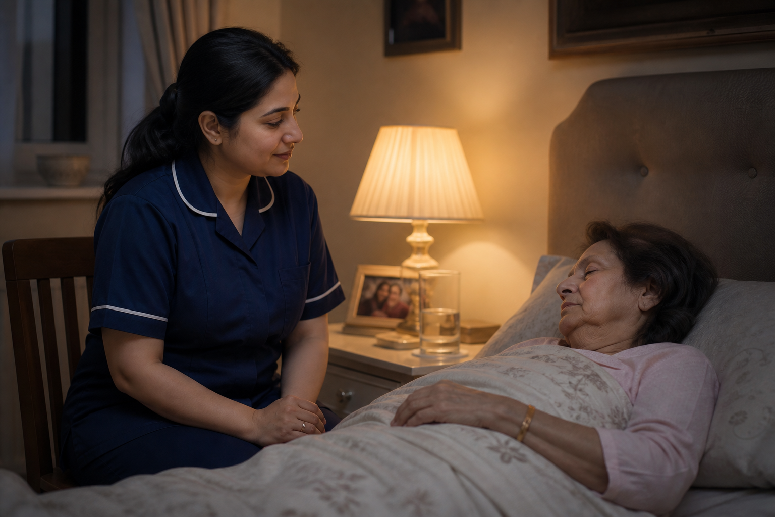 Overnight care support at home